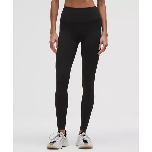 Lululemon Wunder Train Everlux™ High-Rise Full-Length Training 31" Black Size 18 - Picture 1 of 2